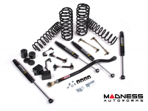 Jeep Wrangler JL Lift Kit - JKS Manufacturing - J-Venture Suspension - w/ Fox 2.0 Adv Series Shocks - 4xe - `21-`25 Jeep Wrangler JL Lift Kit - JKS Manufacturing - J-Venture Suspension - w/ Fox 2.0 Adv Series Shocks - 4xe - `21-`25